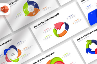 Creative 3D Circle Infographic - Presentation Template